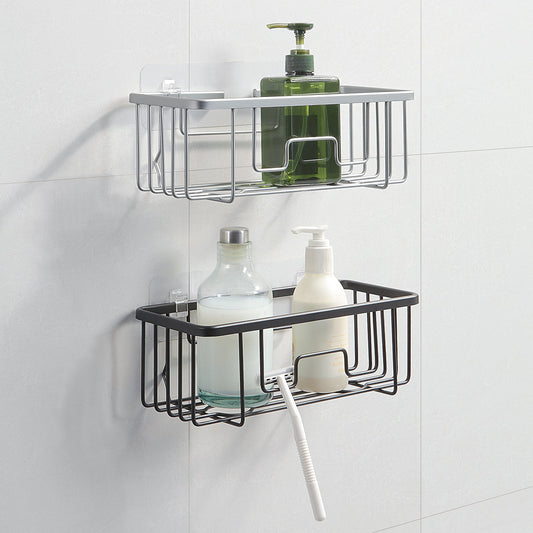 RustProof Aluminum Wall Mount Shower Caddy; Rectangle