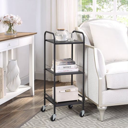Classic 3 Tier Standard Square Rolling Cart