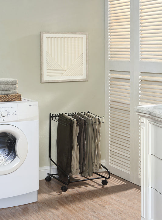 12 Pants/Jeans/Trouser Rolling Trolley Cart