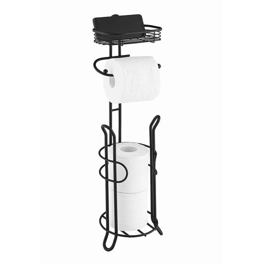 Heavyweight Toilet Tissue Paper Roll Storage Holder Stand
