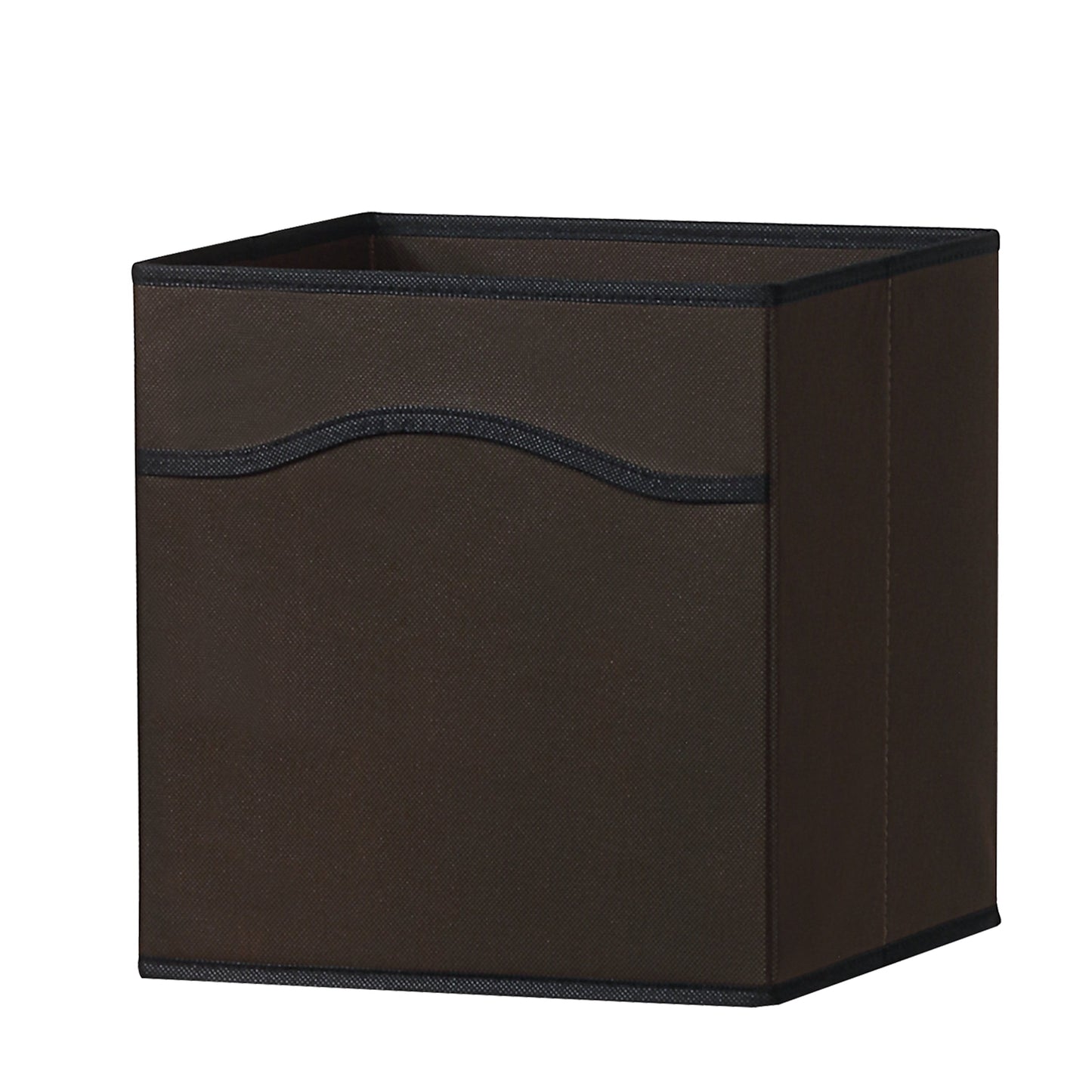 Classic Collapsible, Foldable Storage Fabric Cube Organizer Bin - Pack of 6
