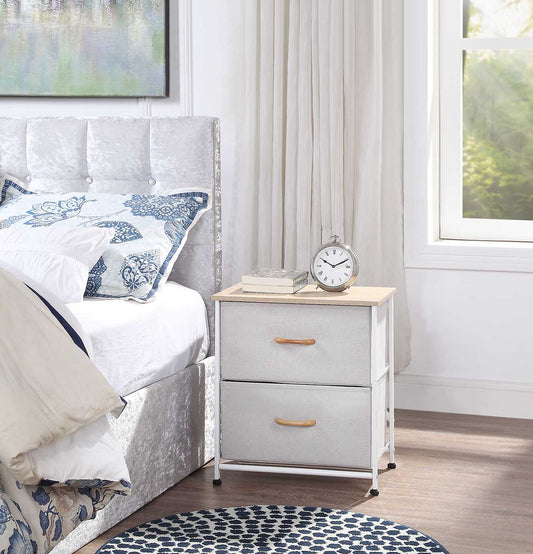 Vertical Dresser Storage Tower - 2 Drawers