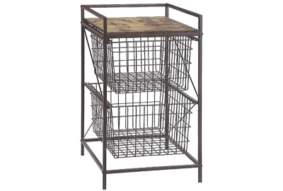 2 Tier Storage with Baskets