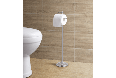 Toilet Tissue Paper Roll Holder Stand