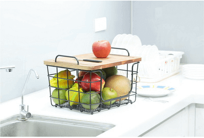 Fruit Basket With Cutting Table