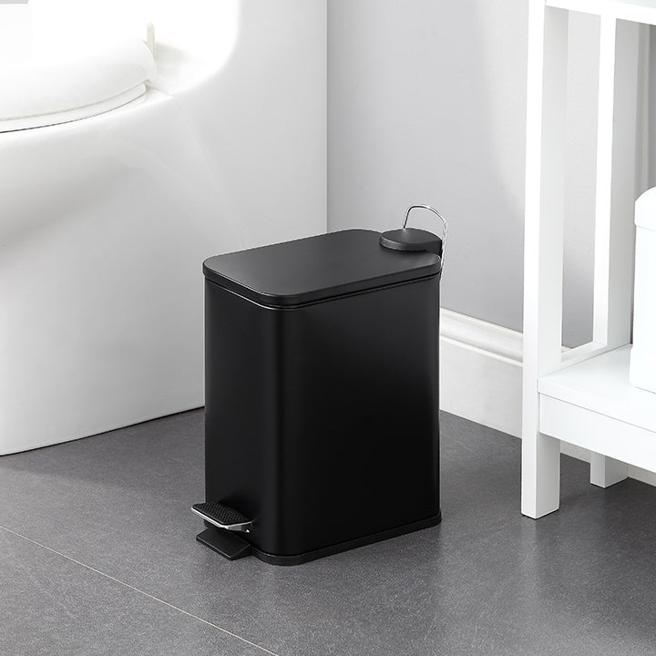 5 Liter / 1.32 Gallon Soft Close Rectangle Waste Basket