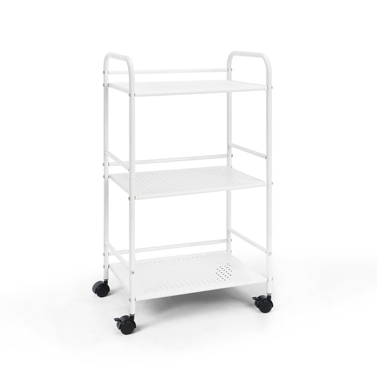 3-Tier Metal Rolling Utility Cart