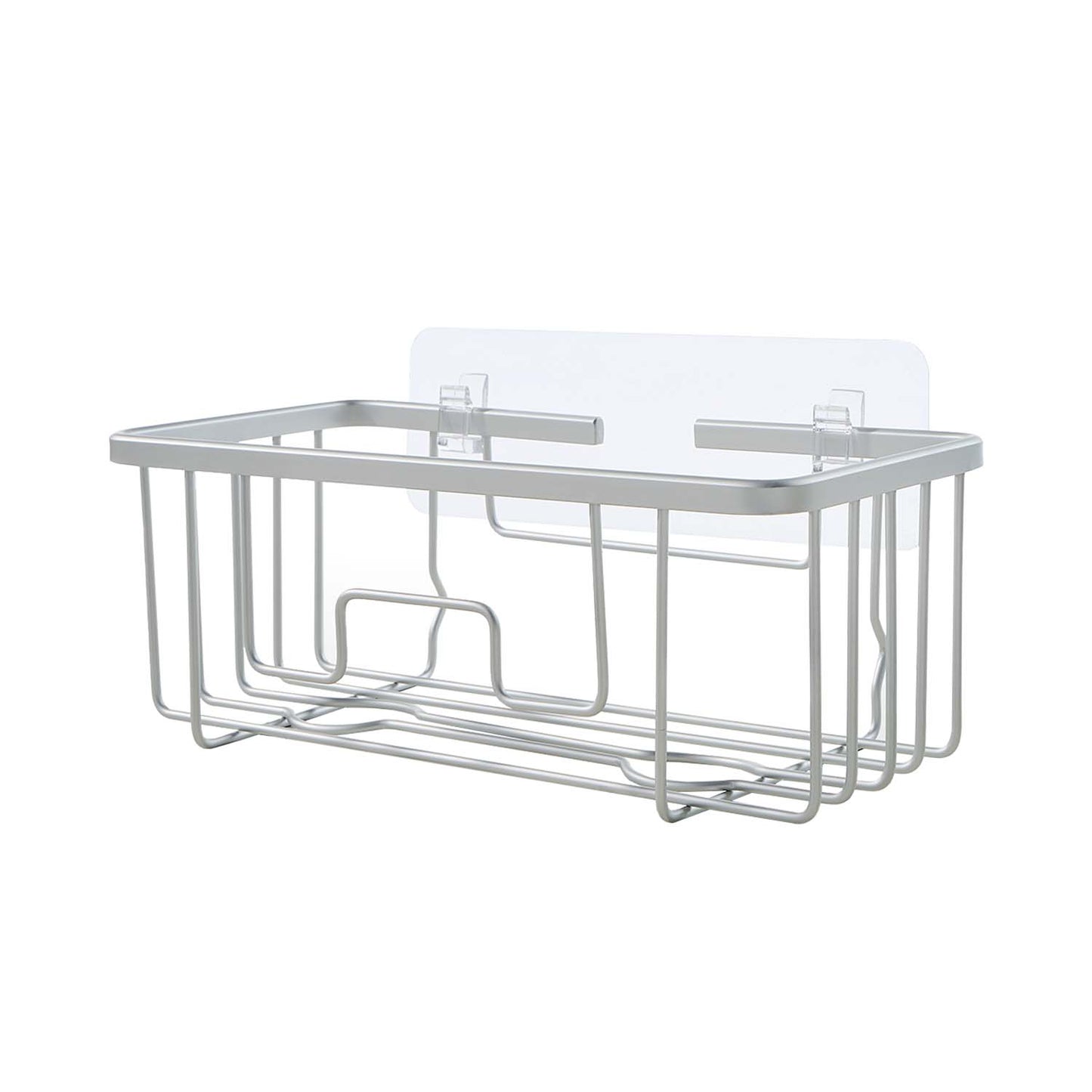 RustProof Aluminum Wall Mount Shower Caddy; Rectangle