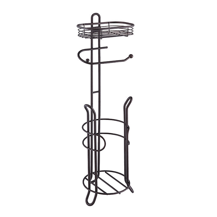 Heavyweight Toilet Tissue Paper Roll Storage Holder Stand