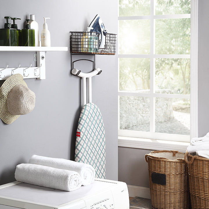 Wall Mount/Over The Door Ironing Board Holder