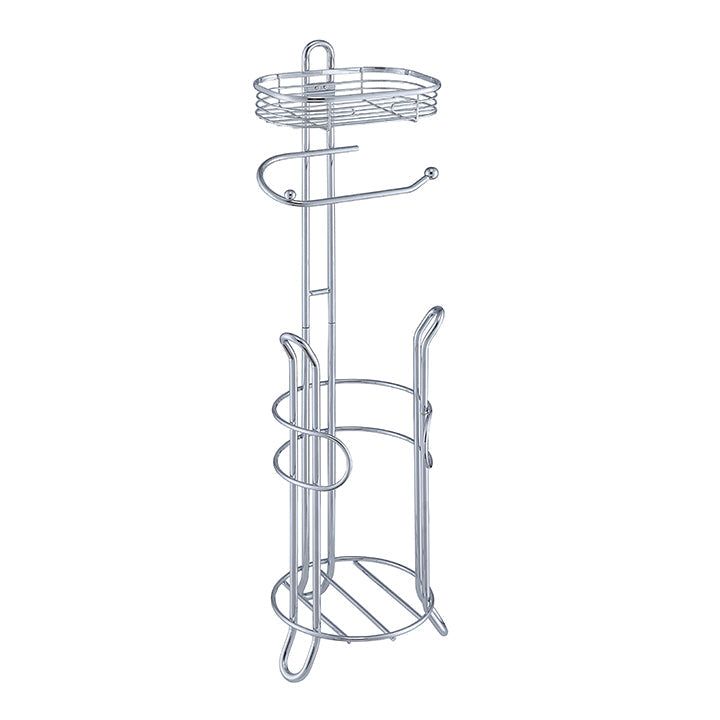 Heavyweight Toilet Tissue Paper Roll Storage Holder Stand