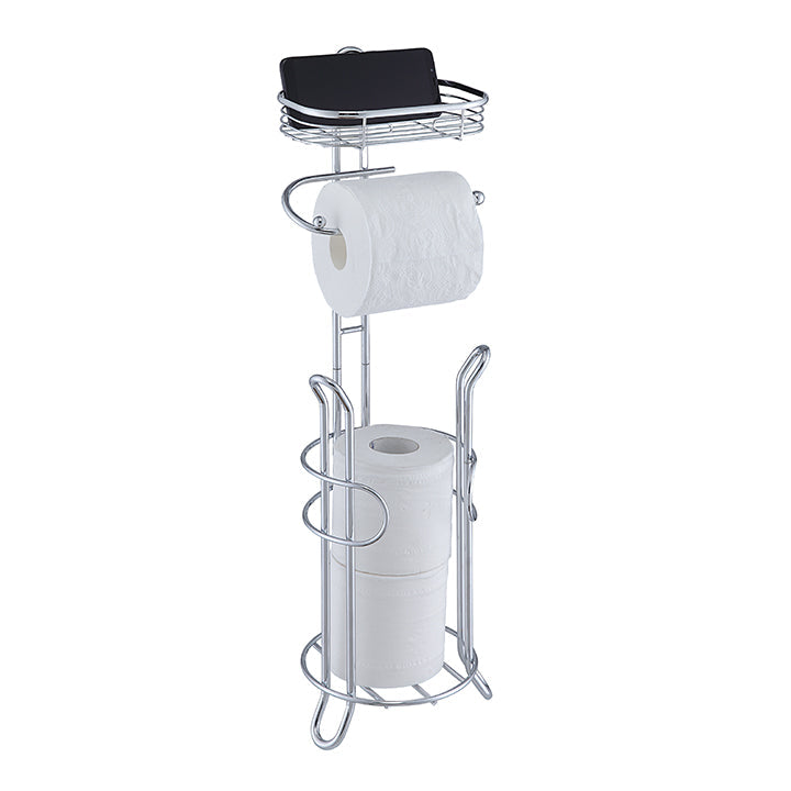 Heavyweight Toilet Tissue Paper Roll Storage Holder Stand