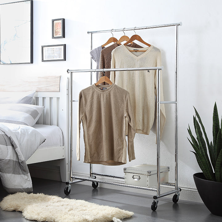 Ross Garments Rack SunnyPoint | Standard Rod Clothing Garment Rack, Chrome – LIANG CHI ...