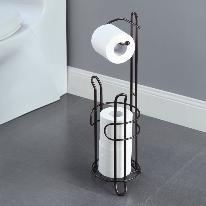 Toilet Tissue Paper Holder Stand