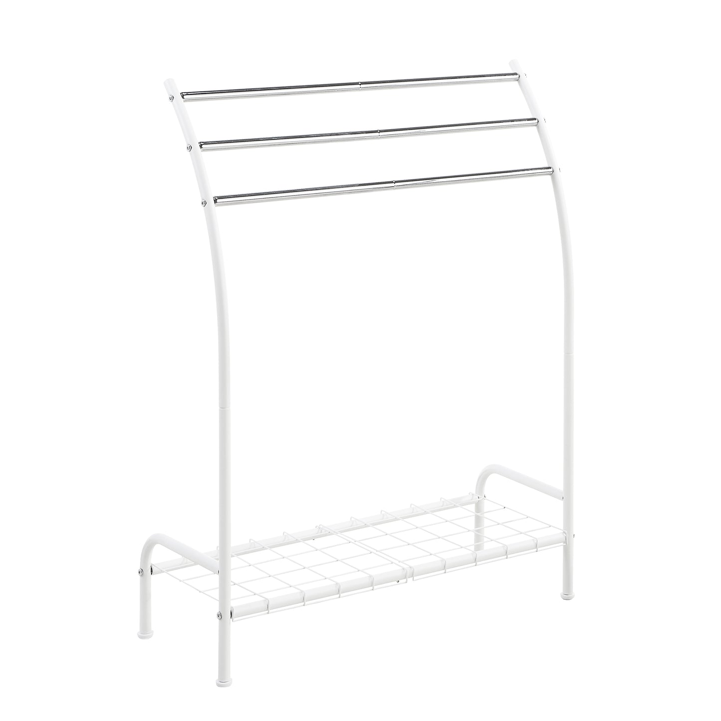 Beal OPP Floor FreeStanding Towel Rack With Removable Wire Shelve