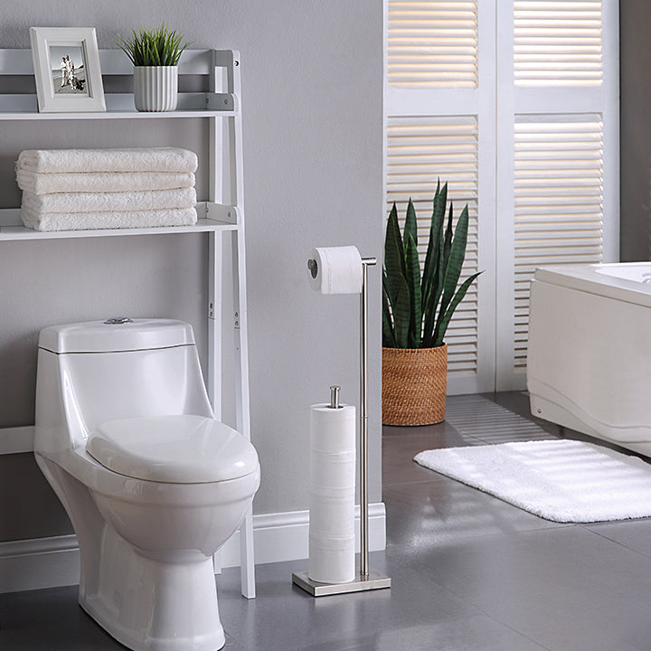Free Stand Supreme Extra Tall Toilet Paper Holder Stand