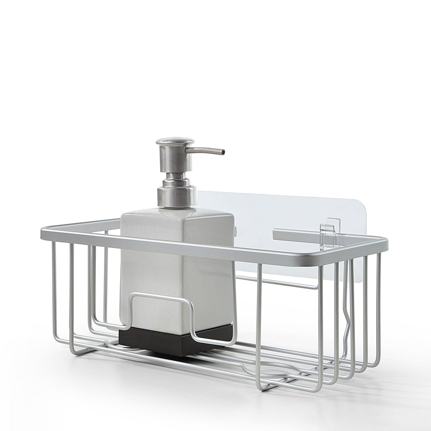 RustProof Aluminum Wall Mount Shower Caddy; Rectangle