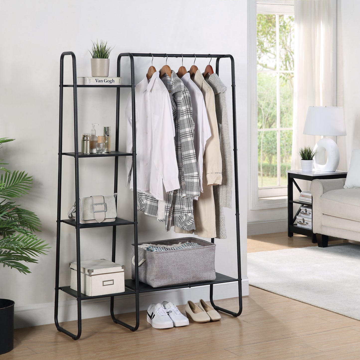 Jessie.V FreeStanding Classic Closet Garment Rack