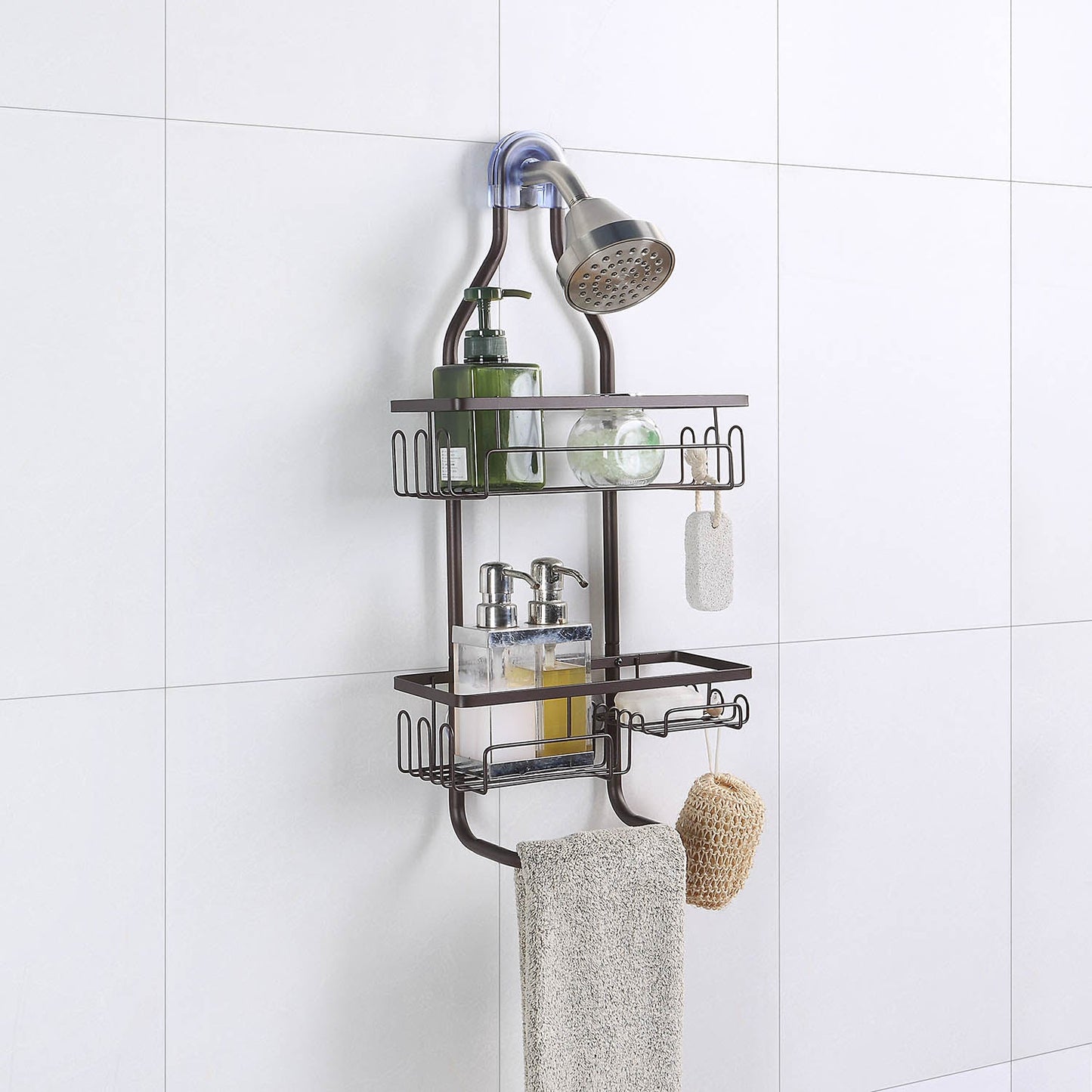 Premium 2 Tier Shelf Shower Caddy