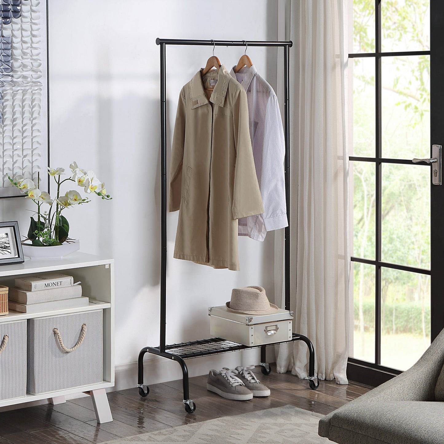 John-Will Single Standard Garment Rack