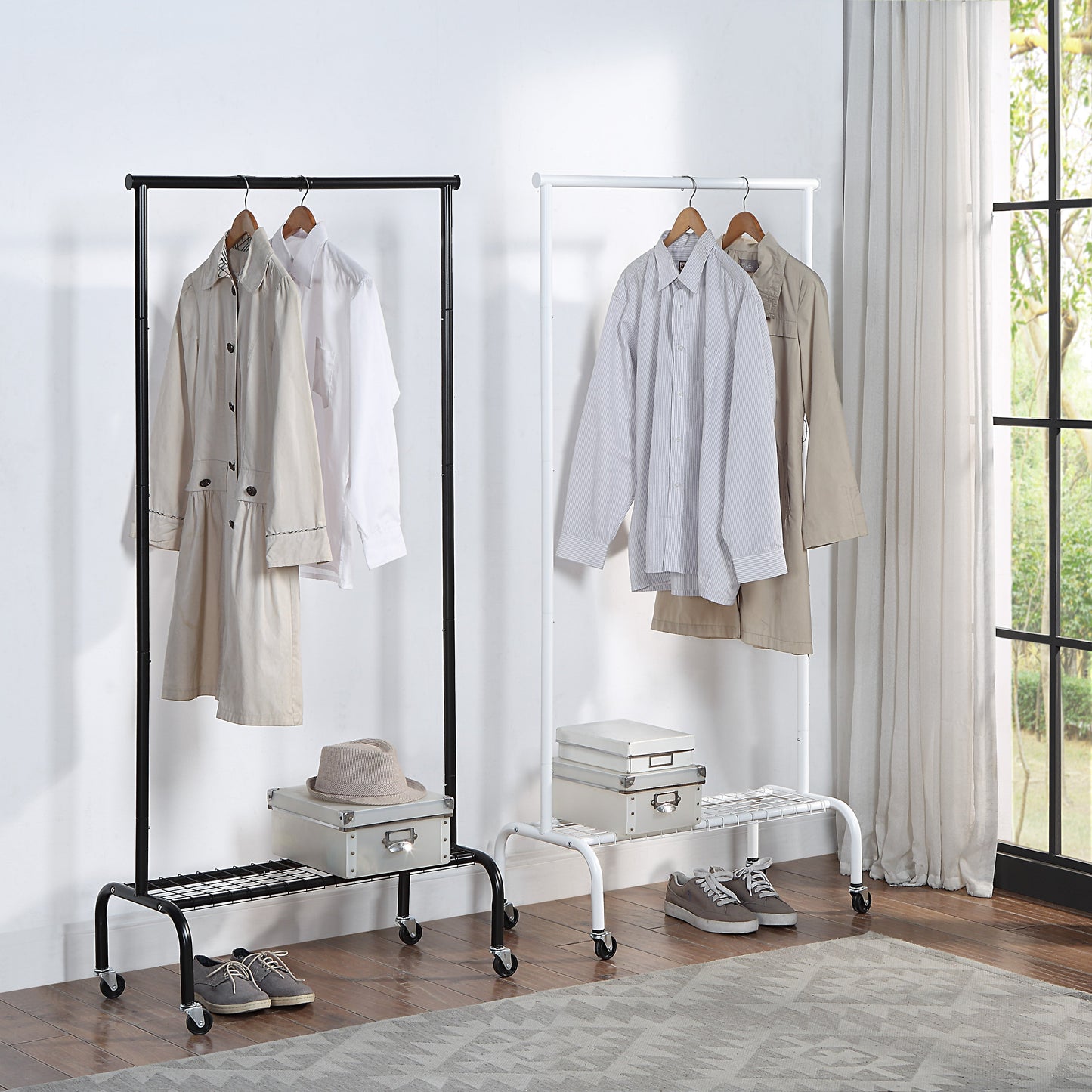 John-Will Single Standard Garment Rack