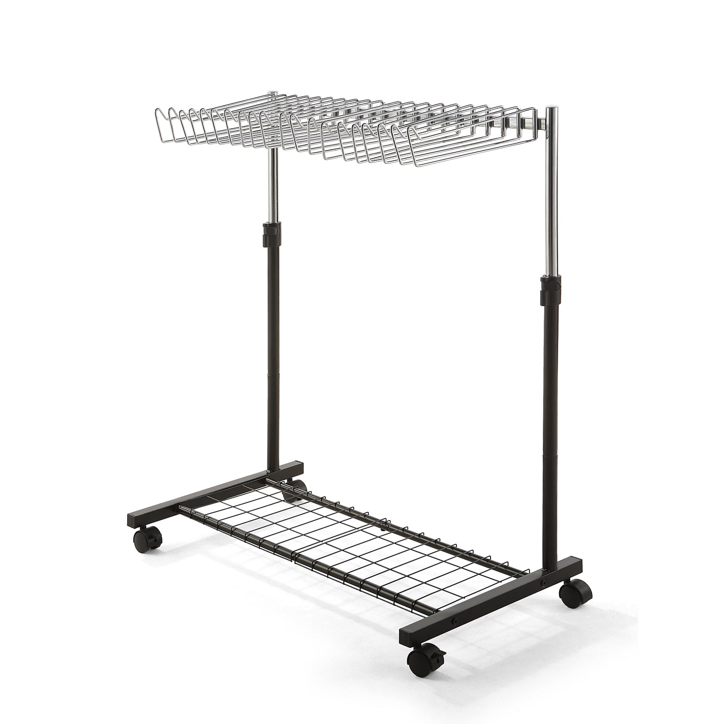 20 Pants/Jeans/Trouser Heigh Adjustable Rolling Trolley Cart