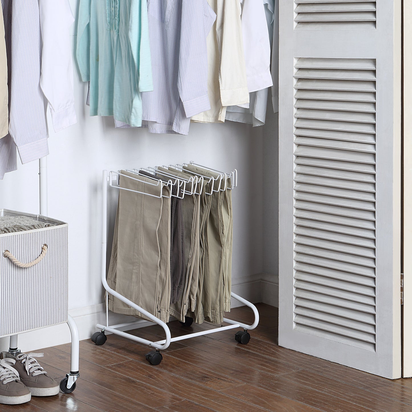 12 Pants/Jeans/Trouser Rolling Trolley Cart