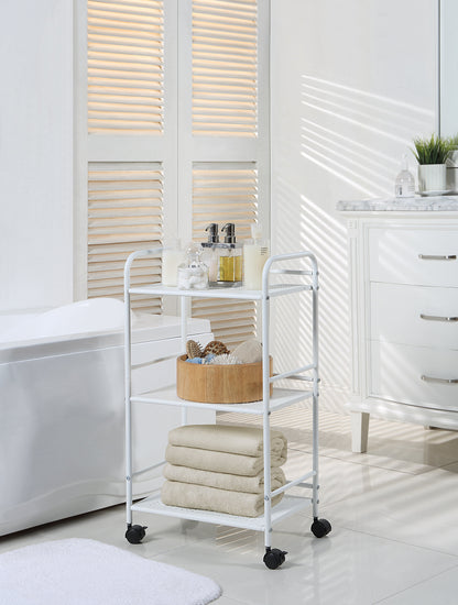 3-Tier Metal Rolling Utility Cart