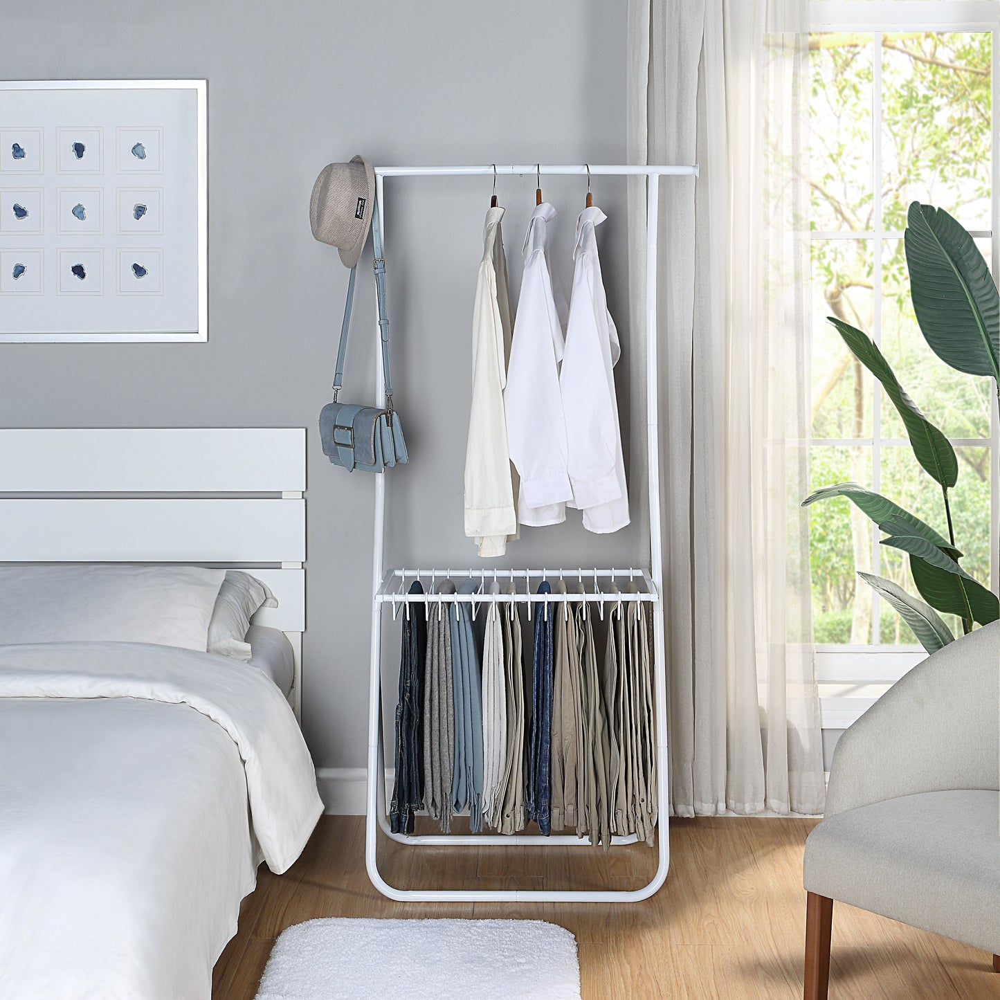 Harvey S Elite Garment and Pant Rack