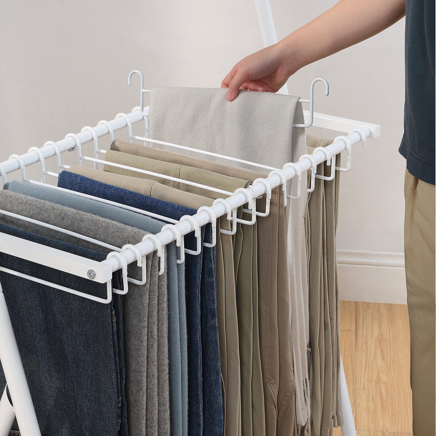 Harvey S Elite Garment and Pant Rack