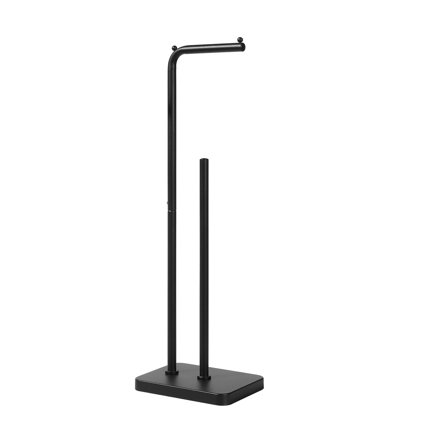 Toilet Tissue Paper Roll Holder Square Base Stand with Reserve