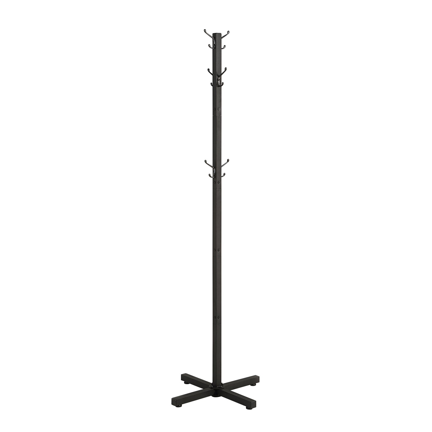 Classic Square Coat Rack With 12 Hooks