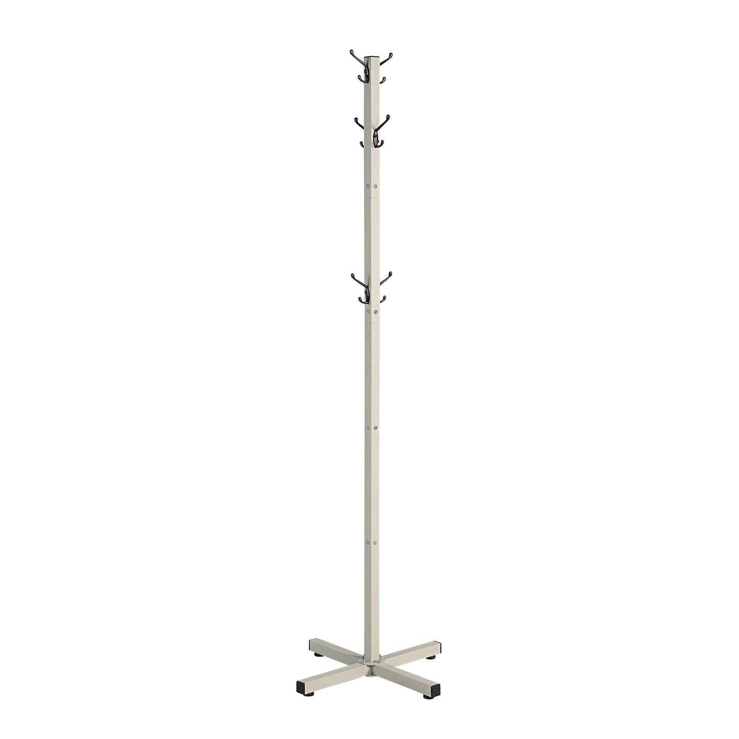 Classic Square Coat Rack With 12 Hooks