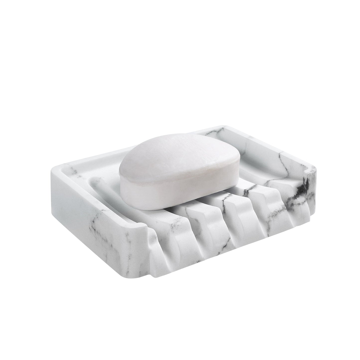 Faux Marble Soap, Sponge Dish Drainer Holder