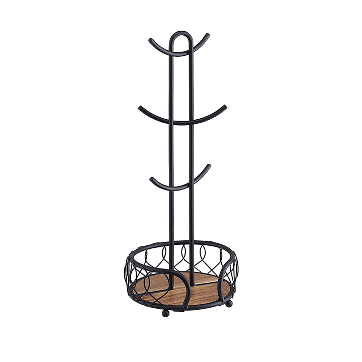 Heavy Wire Gauge 6 Mug Tree Holder
