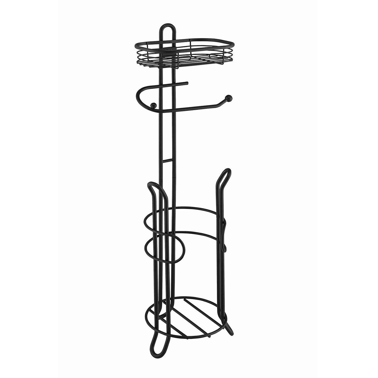 Heavyweight Toilet Tissue Paper Roll Storage Holder Stand