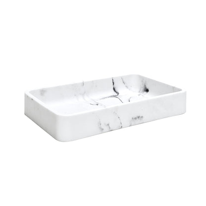 Vanity Jewelry Organizer Resin Faux Tray