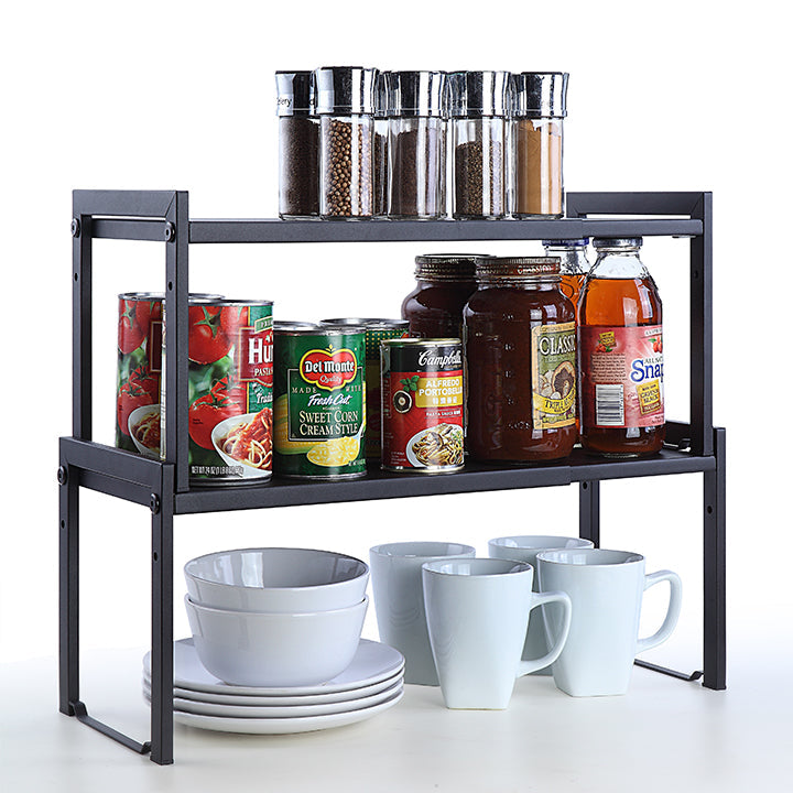 Expandable Cabinet and Counter Shelf Organizer