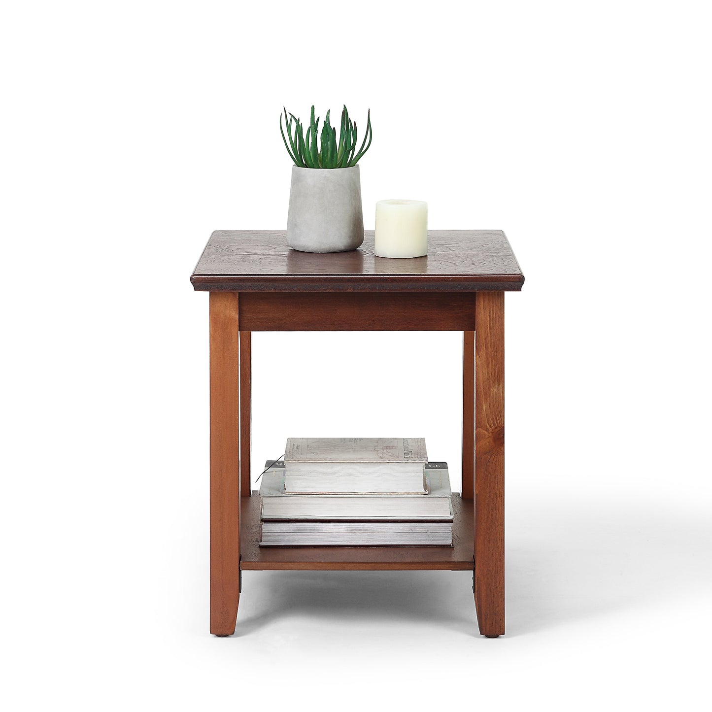 Wood End Table
