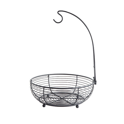 Multifunction 2-tier Basket with Banana Hook