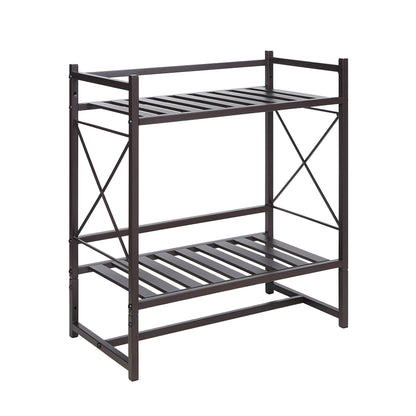 Classic Square 2 Tier Wall Mounted Shelf