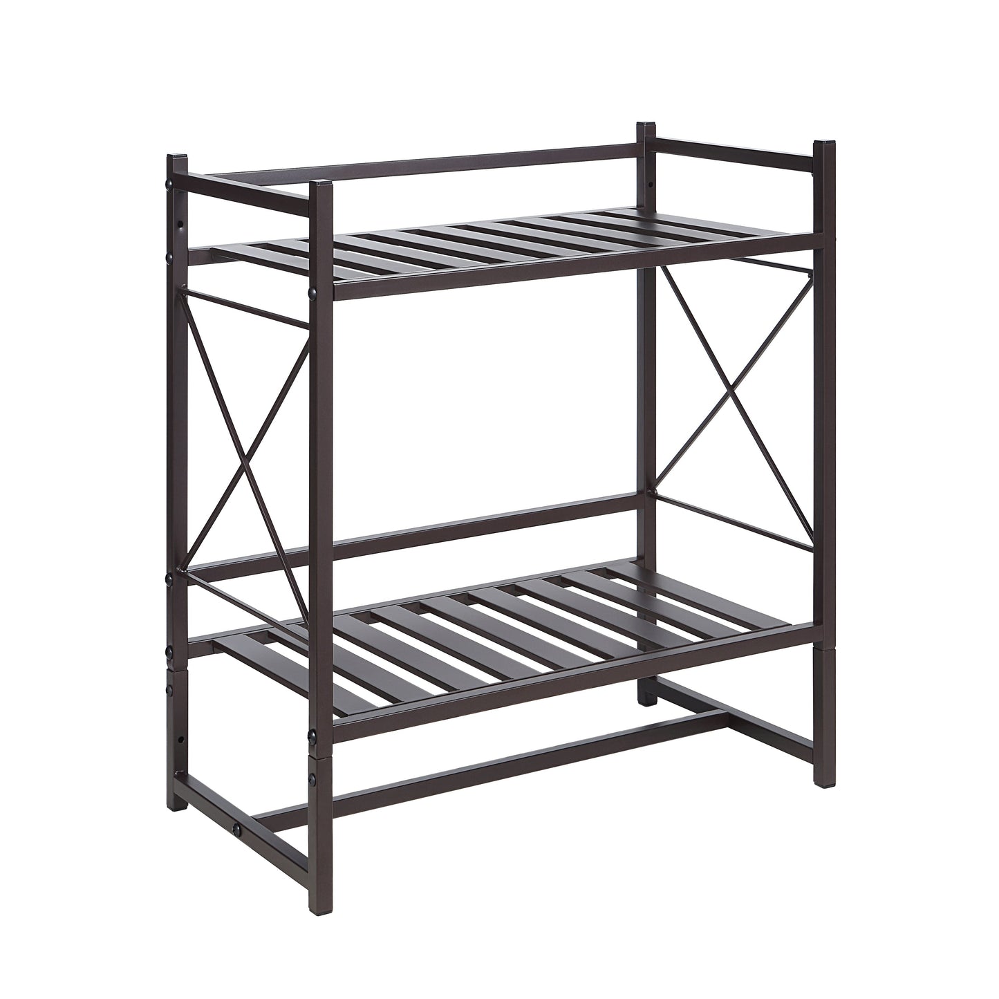 Classic Square 2 Tier Wall Mounted Shelf