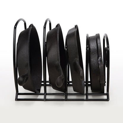 Heavy Duty Pan Organizer Space Saving Kitchen Storage
