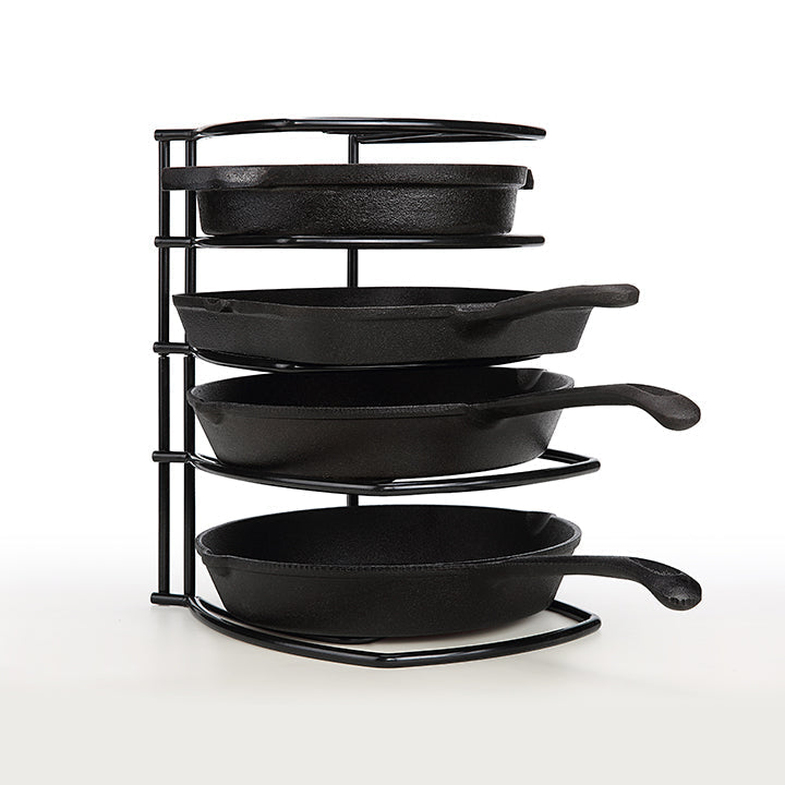 Heavy Duty Pan Organizer Space Saving Kitchen Storage