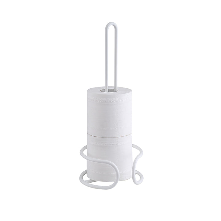 Heavy Wire Gauge Spare Toilet Tissue Paper Holder Stand