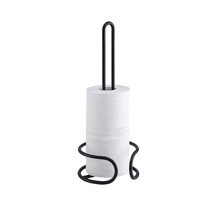 Heavy Wire Gauge Spare Toilet Tissue Paper Holder Stand