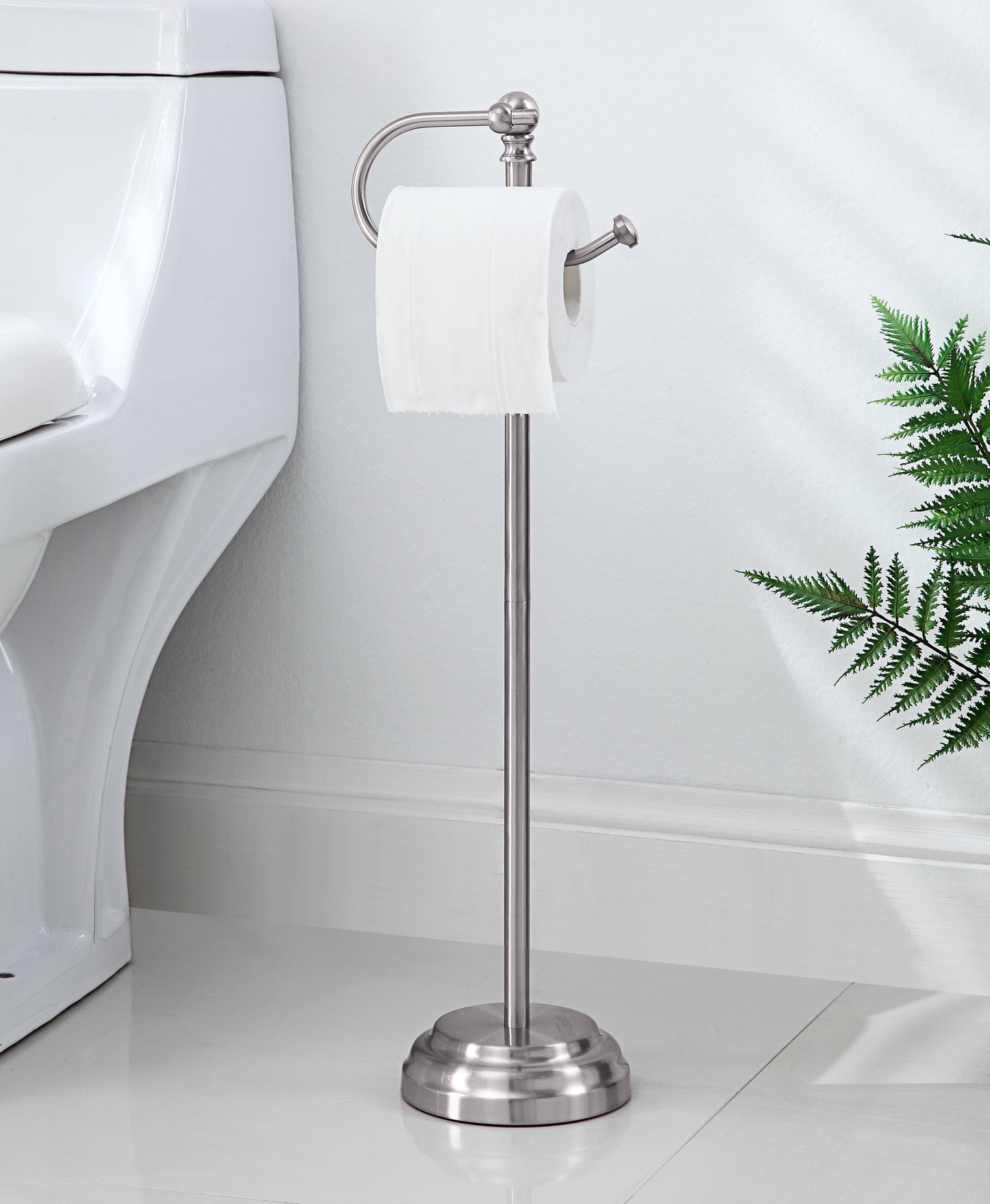 Classic Free Standing Toilet Tissue Paper Holder