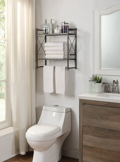 Classic Square 2 Tier Wall Mounted Shelf