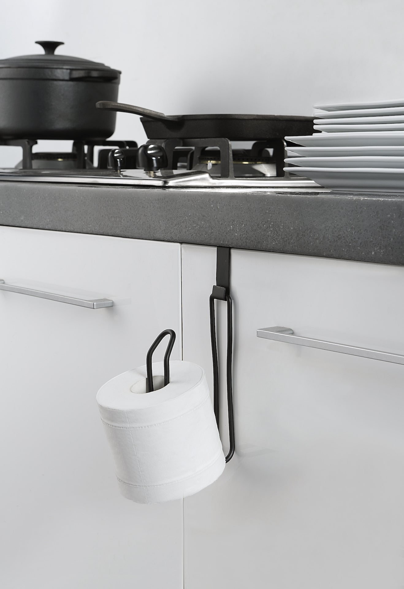 Over The Tank Toilet Tissue Paper Roll Holder Dispenser