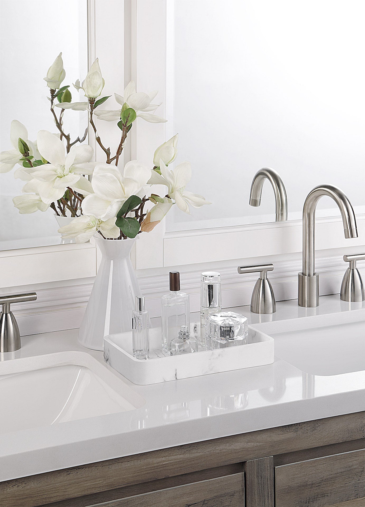 Vanity Jewelry Organizer Resin Faux Tray